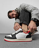 Чоловічі кросівки dunk white/red, фото 5