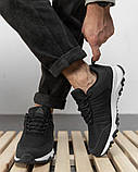 Чоловічі термо кросівки wolf white/black, фото 6