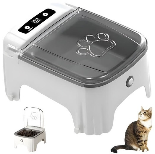 Автоматична годівниця з таймером для хатніх тварин EG-616, фото 1