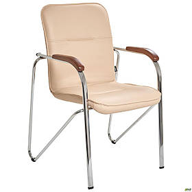 Стілець Самба ХРОМ горіх Happa без канта