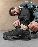 Чоловічі кросівки з автошнурівкою gull black, фото 4