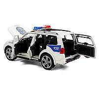 Машина металева поліція Mitsubishi Авто Експерт 1:32 світло звук 15*6*6,5см (51282), фото 2