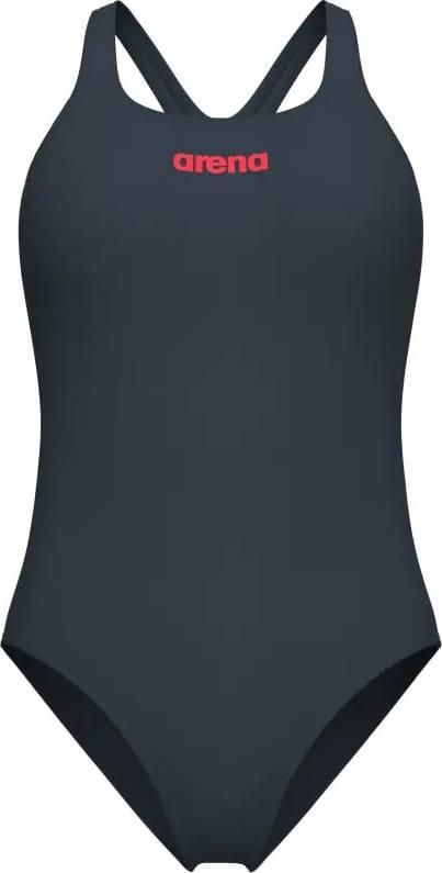 Купальник закритий для жінок Arena TEAM SWIMSUIT SWIM PRO SOLID темно-сірий Жін 38, фото 1