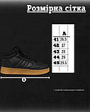 Зимові чоловічі zenex кросівки black, фото 8