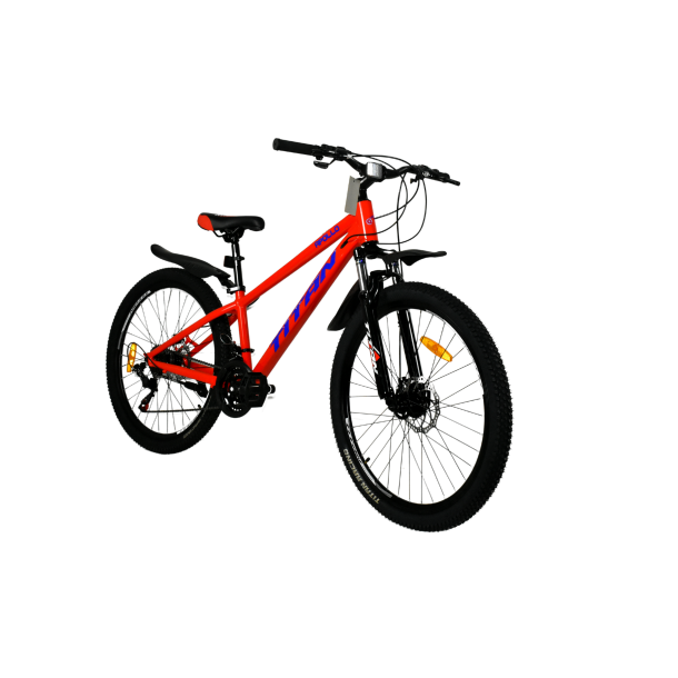 Велосипед підлітковий 24 Apollo-Рама-11 red-blue Алюмінієвий від 120 см зріст