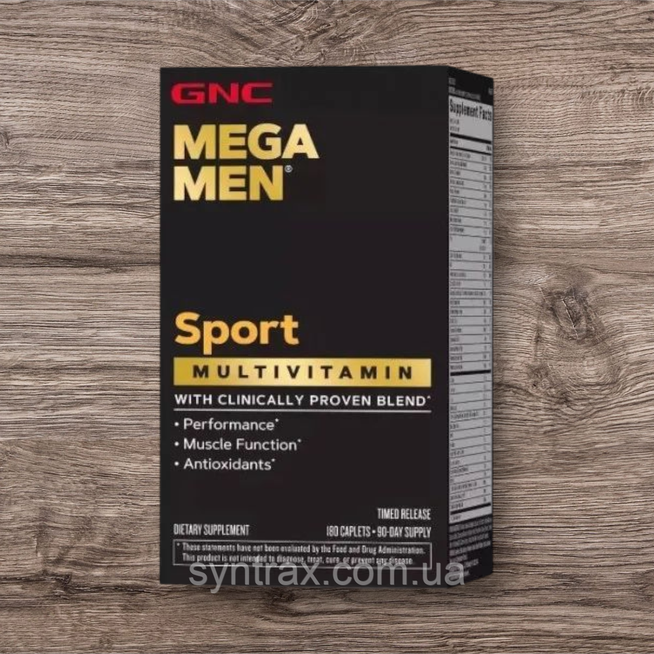Вітаміни GNC MEGA MEN Sport 180 caps , мега мен