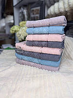 Рушник для обличчя махровий щільний розмір 50 на 100 см (від 4 шт.)