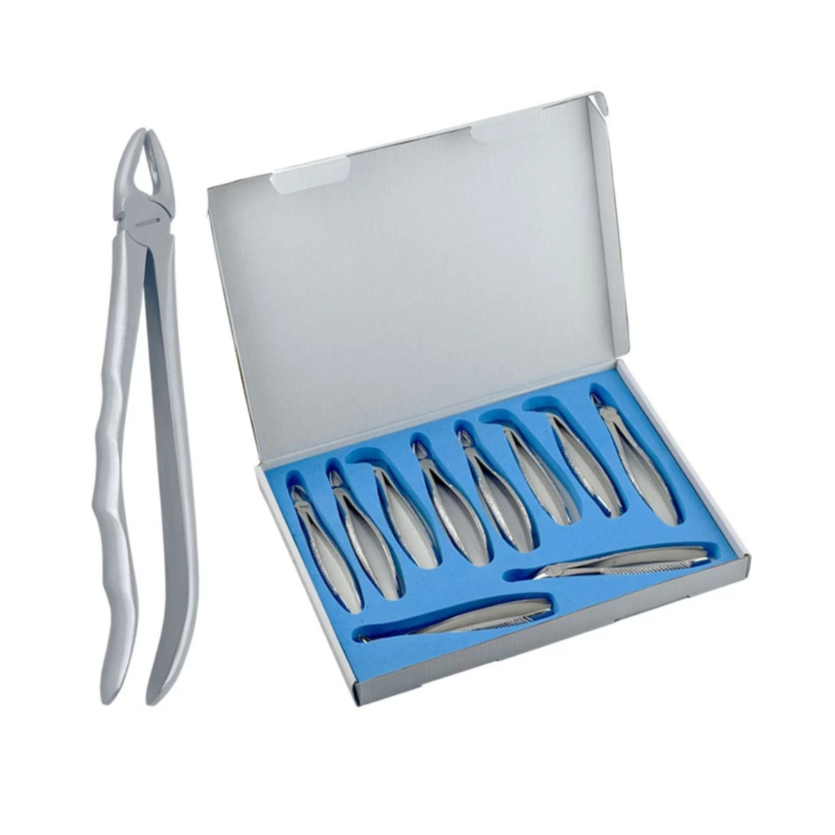 Щипці екстракційні анатомічні набор Falcon DE.800.000 (10 шт), фото 1