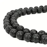 Намистини Шунгіт 4мм (+-90шт)