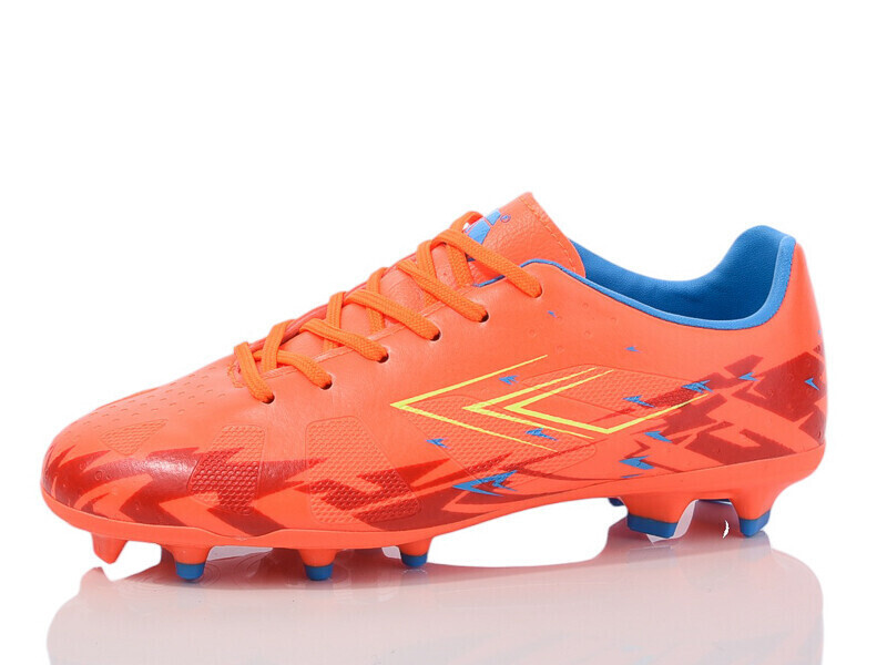 Бутси (копи) для футболу дитячі Restime DIWB25659-2 orange-sky-blue р. 36-40, фото 1