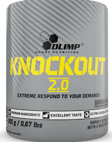 Передтренувальний комплекс OLIMP Knockout 2.0 400 гр бабл гам Енергетики перед тренуванням, фото 1