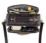 Квадратна дитяча міні сумочка з ведмедиком, сумка для дівчаток маленька з ведмедиком, фото 10