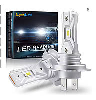 LED-лампи H7 LupuAuto суперяскраві автомобільні фари 60W, біле світло 6500K, вологозахист IP68 (комплект 2 шт.)