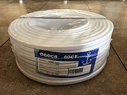 Електричний мідний багатожильний дріт ШВВП із перерізом 3х2,5 мм2 довжина 100 м напруга 0,38 кВ (Одеса ГОСТ)