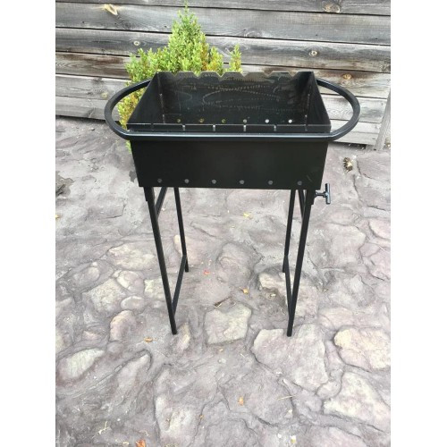 Мангал на 6 шампурів 4 мм. сталь на знімних ніжках, фото 1