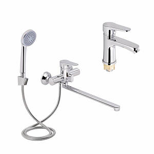 Акційний набір Lidz Nicole: Змішувач 005 Chrome + Змішувач 001F Chrome