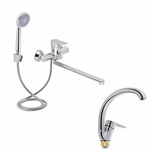 Акційний набір Lidz Nicole: Змішувач 005 Chrome + Змішувач 008F Chrome