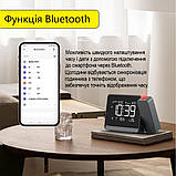 Настільний проекційний годинник Mids з термометром і Bluetooth., фото 2