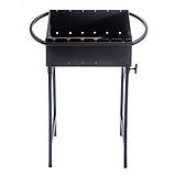 Мангал на 6 шампурів 4 мм. сталь на знімних ніжках, фото 2