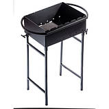 Мангал на 6 шампурів 4 мм. сталь на знімних ніжках, фото 3