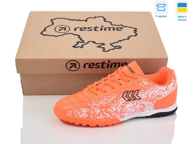 Сороконіжки підліткові Restime DW024406-1 orange-white, р. 31-35, фото 1