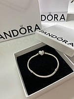 Оригинальный браслет под шармы Pandora, серебро, подарочный вариант
