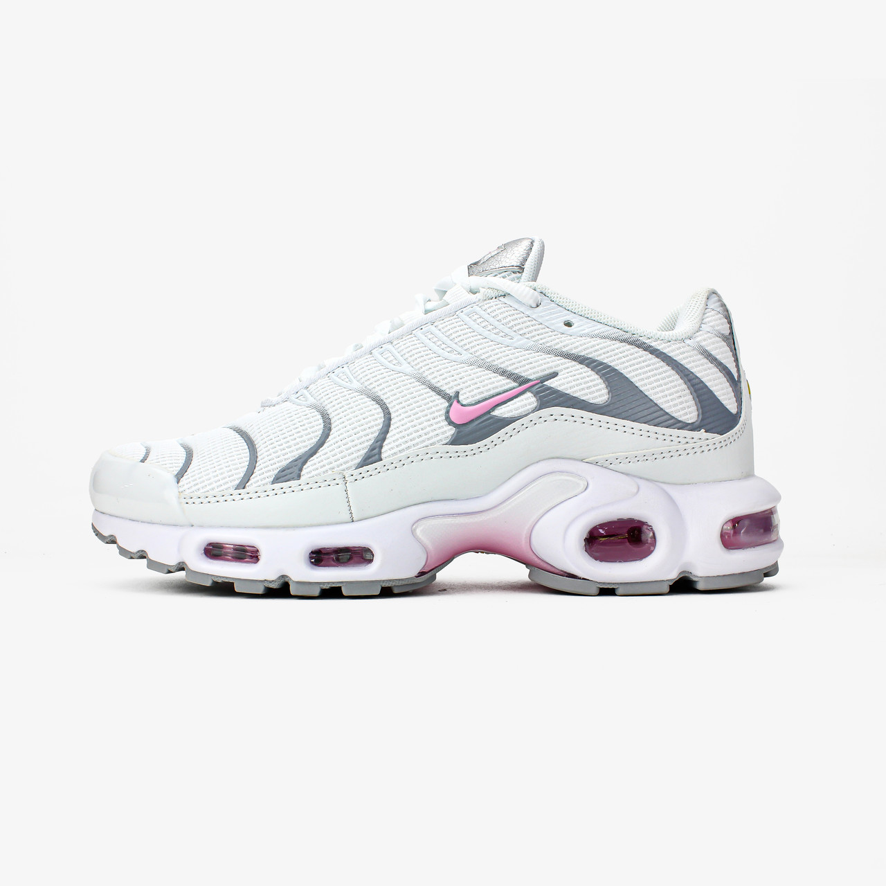 Жіночі Кросівки Nike Air Max TN Plus White Grey Pink / Найк Аір Макс Тн Плюс, фото 1