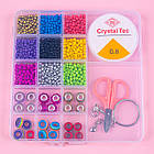 Набір бісеру та намистин для створення браслетів KA-23-4657, фото 2