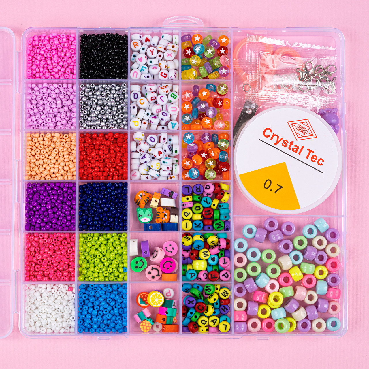 Набір бісеру та намистин для створення браслетів MA46-762, фото 1
