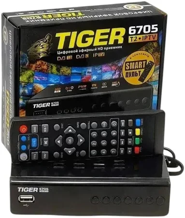 Цифровий ефірний ресивер Т2 TIGER 6705 IPTV