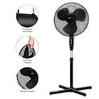 Підлоговий вентилятор CLATRONIC VL- 3603 S black, фото 4