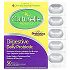 Culturelle, пробіотики, щоденний пробіотик для підтримки травлення, 10 мільярдів КУО, 50 вегетаріанських капсул для прийому один р