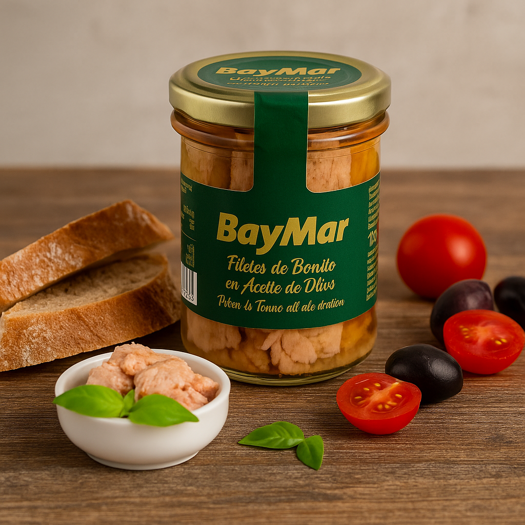 Філе тунця оливкової олії BayMar Bonito en Aceite de Oliva 212 мл. Іспанія, фото 1