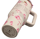 Термос термочашка Stanley Quencher H2.0 Tumbler з нержавіючої сталі 1,18 л Ribbon Roza KT6007856, фото 6