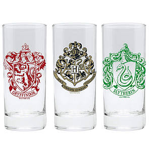 Склянка HARRY POTTER Glass set Emblems 3 шт. (Гаррі Поттер) 290 мл