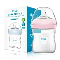 Бутылочка для кормления Dr.Isla Baby Bottle 150 мл, 0–3 мес, розовая