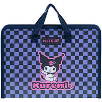 Папка-портфель на блискавці Kite Kuromi HK25-202-2, 1 відділення, A4