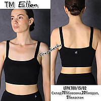 Черный базовый женский топ ТМ Ellen (LTPK 700/15/02)