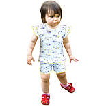 Комплект на дівчинку футболка та шорти Котик 03.10.02, фото 2