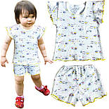 Комплект на дівчинку футболка та шорти Котик 03.10.02, фото 5