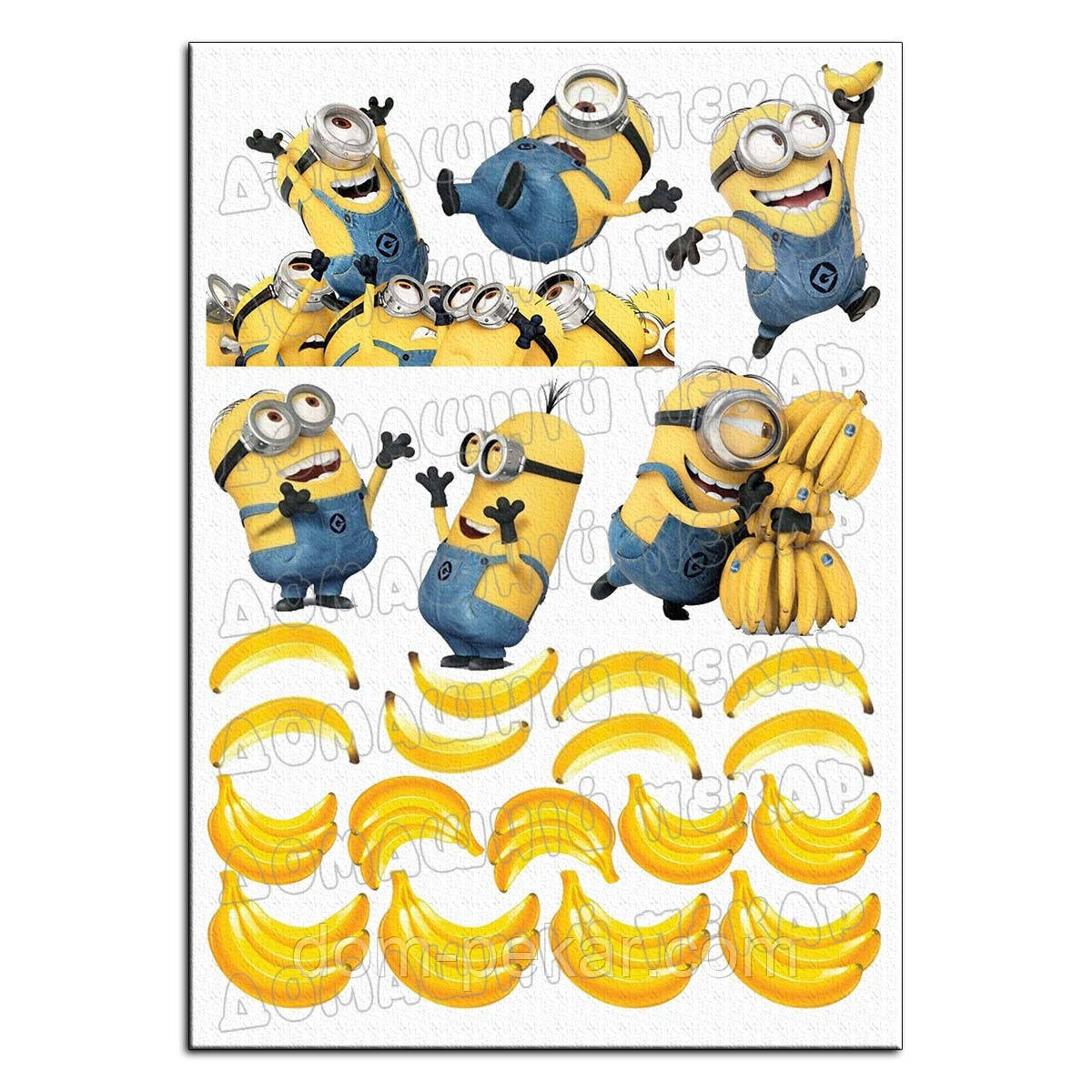 Міньйони Minions вафельна картинка