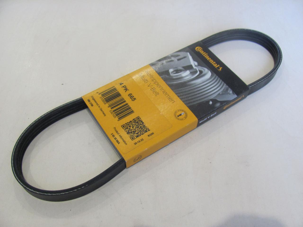 Ремінь генератора Fiat Doblo 1.4i | -AC | CONTITECH 4PK665