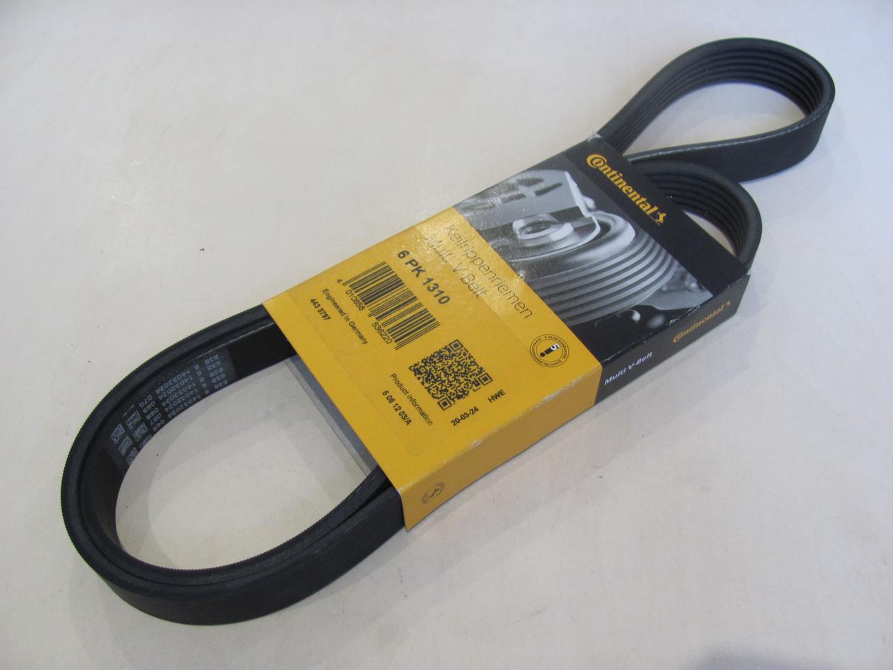 Ремінь генератора Fiat Doblo 1.3MJTD | +AC | CONTITECH 6PK1310, фото 1