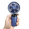 Портативний акумуляторний бездротовий вентилятор із регулюванням швидкості та дисплеєм AIN-15, фото 5