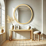 Дзеркало фігурне на стіну в рамі / красиве настінне дзеркало для дому №7, фото 3