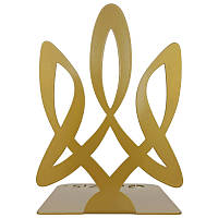 Металевий упор для книг Glozis Trident (золотистий)