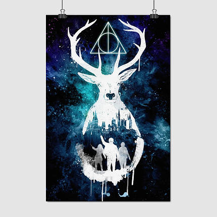 Плакат "Гаррі Поттер, Патронус, Harry Potter, Patronus", 60×40см, фото 1