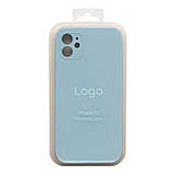 Чохол Silicone Case Square Full Camera для iPhone 11 Колір 21.Sea Blue, фото 10