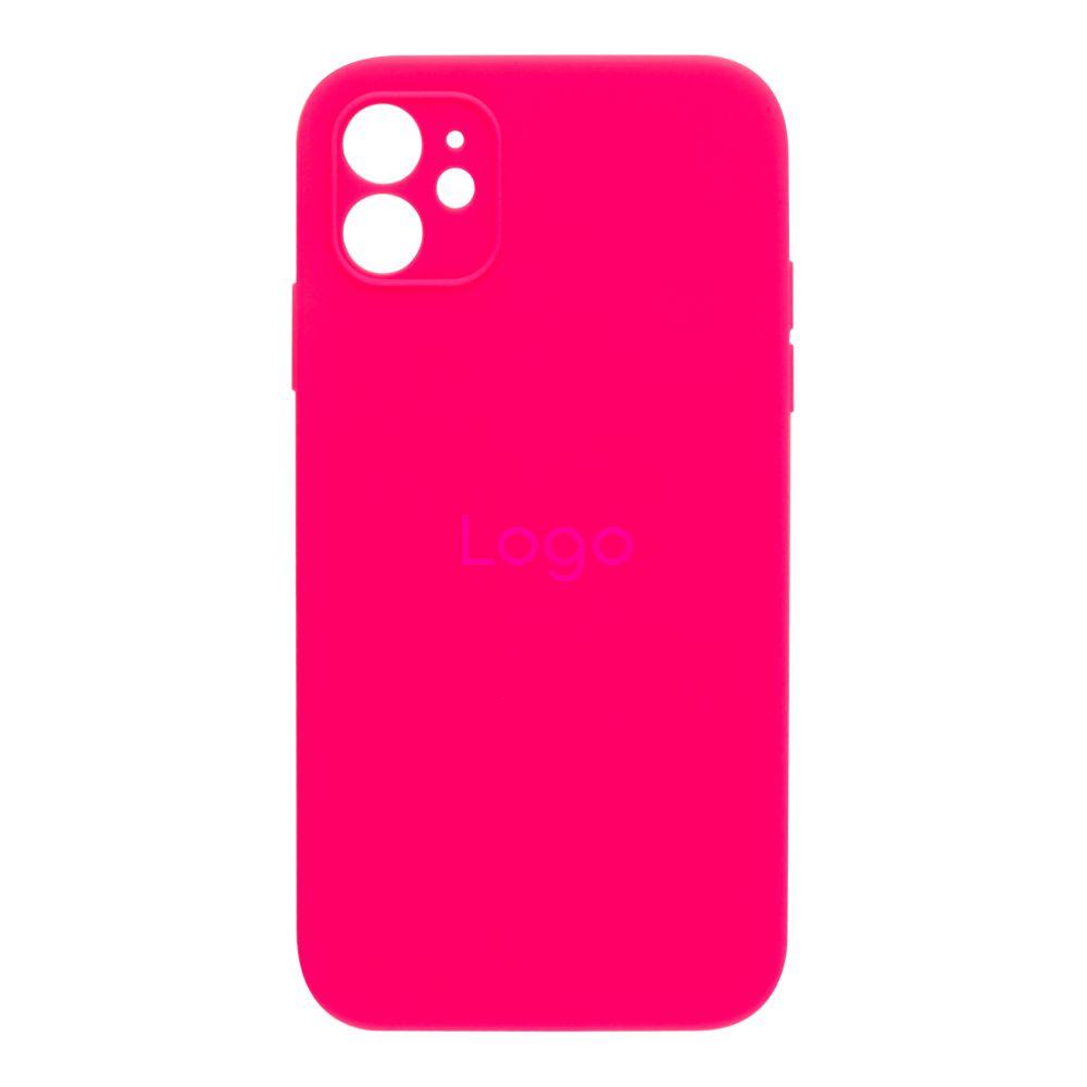 Чохол Silicone Case Square Full Camera для iPhone 11 Колір 38.Shiny Pink, фото 1