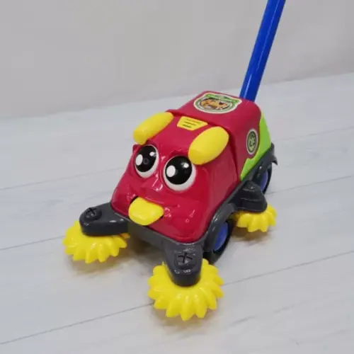 Каталка на паличці, «Прибиральна машинка»  з дзвіночком, у пакеті (390), фото 1